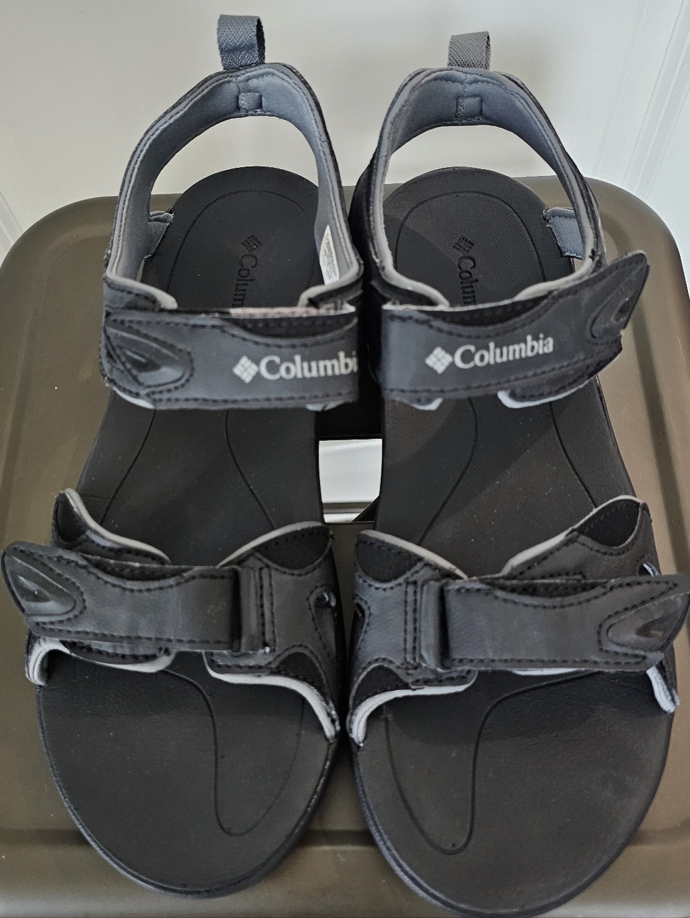 Columbia Sport Sandals Men’s Size 9 Black Outdoor Hiking Comfort Strap